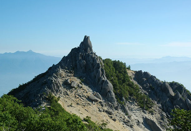名峰への登山口