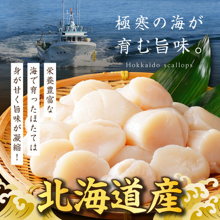【2027年2月～3月発送】北海道産 ほたて貝柱 200g ( ホタテ ほたて 貝 貝柱 北海道産 玉冷 小分け 急速冷凍 )【241-0004】