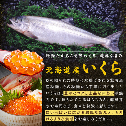 北海道産 秋鮭 醤油いくら 80g×2パック ( いくら イクラ 魚卵 鮭 サケ さけ 鮭いくら 醤油漬け パック 北海道産 ふるさと納税 秋鮭 )【233-0002】