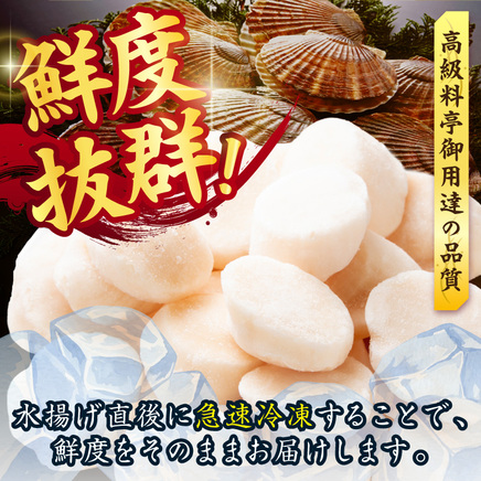 【2026年12月発送】北海道産 ほたて貝柱 400g ( ホタテ ほたて 貝 貝柱 北海道産 玉冷 小分け 急速冷凍 )【241-0006】