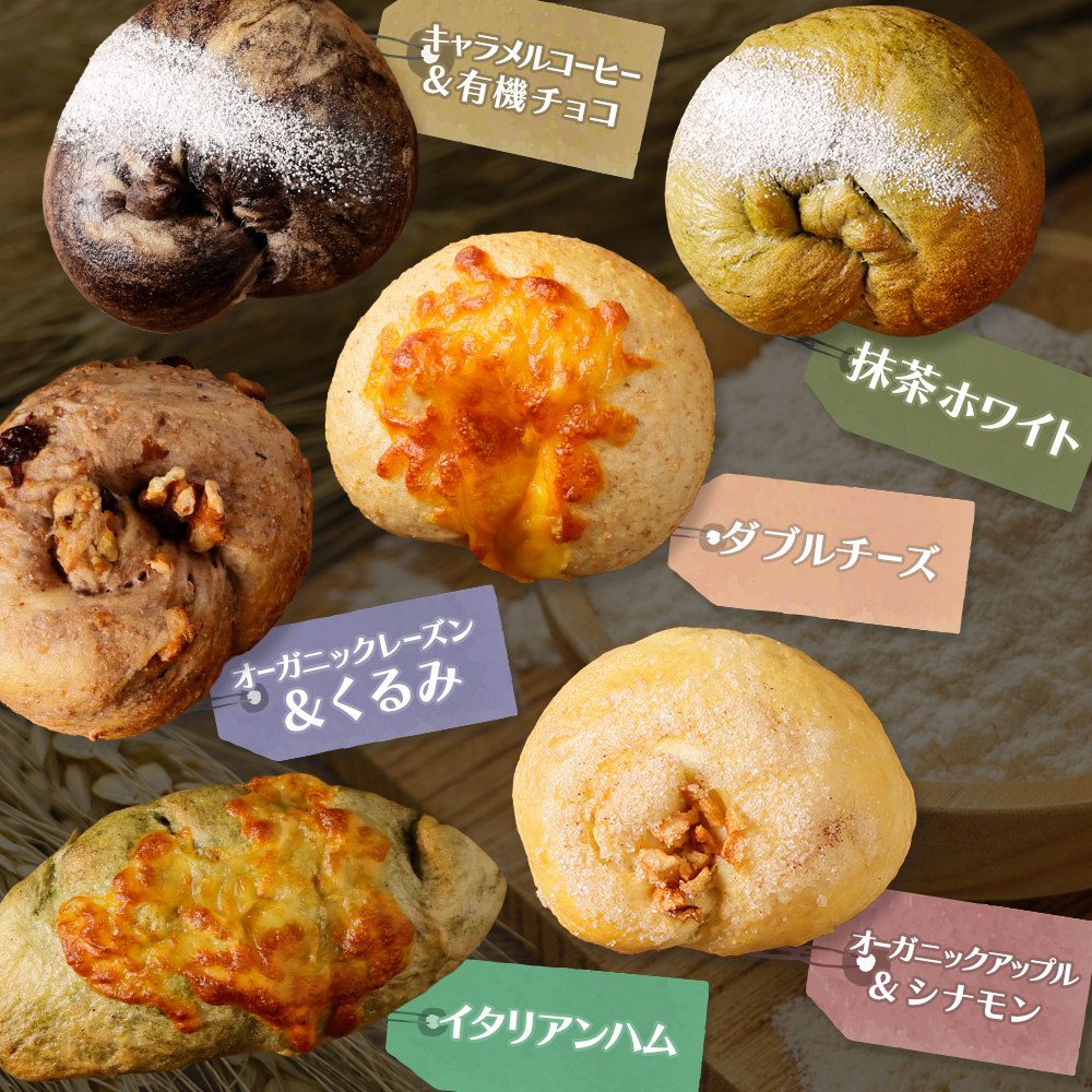 【定期便：全2回】トモヱベーグル ギフトセット「北の麦輪（むぎわ）１８個セット」【33000402】