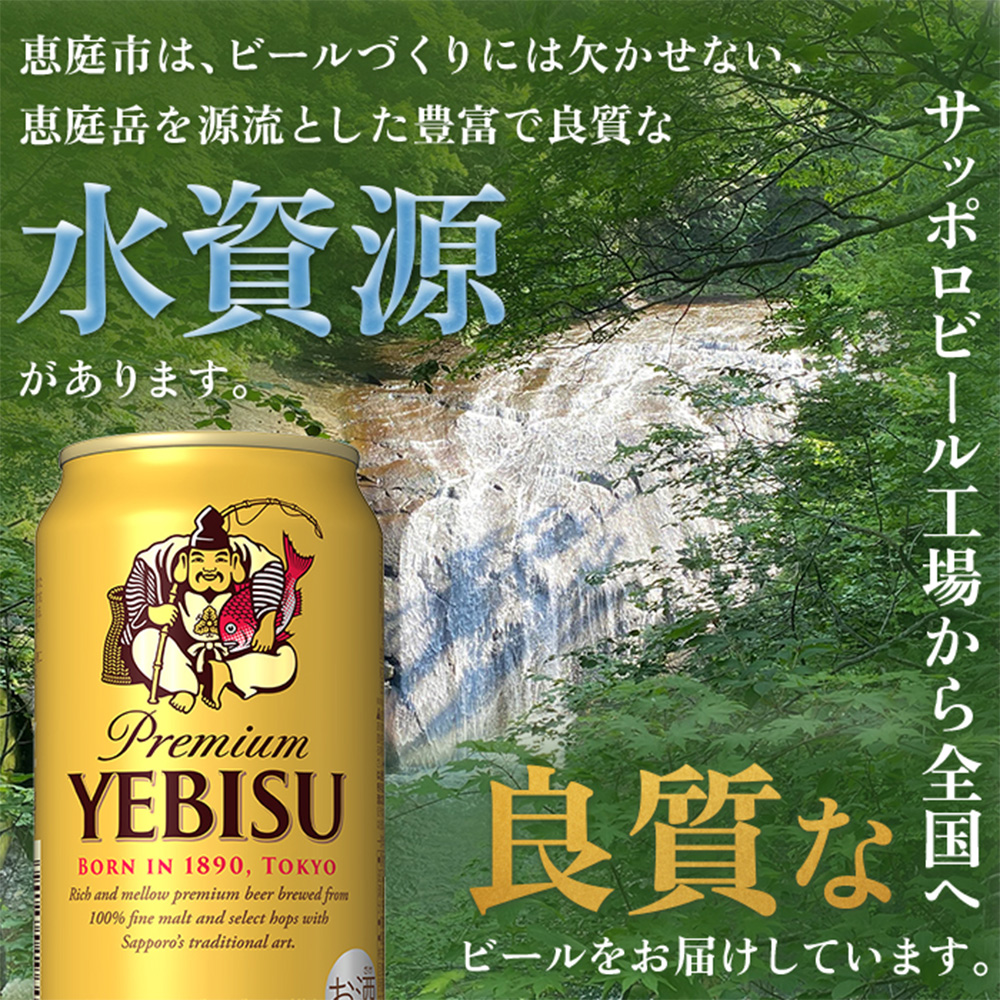 サッポロ　ヱビスビール　240本（350ml×24本×10箱）【300060830】