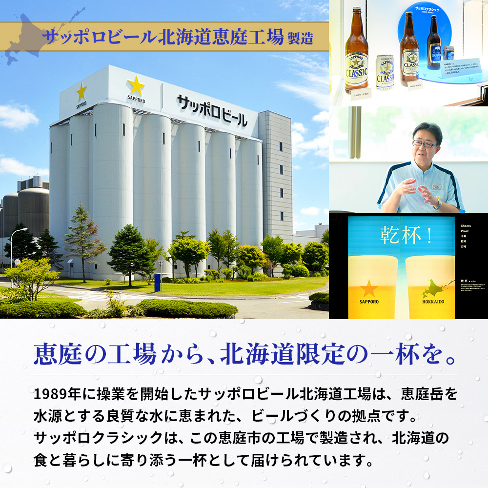 サッポロクラシック　240本（350ml×24本×10箱）【300010310】
