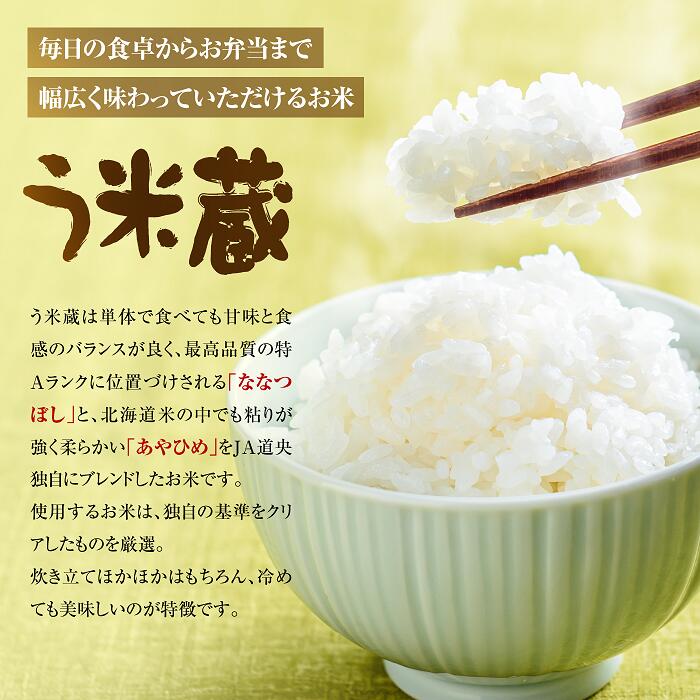 【無洗米】北海道米う米蔵5kg×2（計10kg）【29002304】