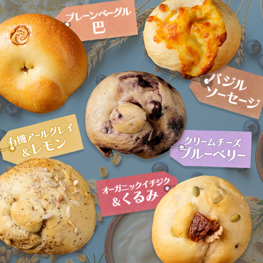 トモヱベーグル ギフトセット「北の麦輪（むぎわ）10個セット」【33000101】