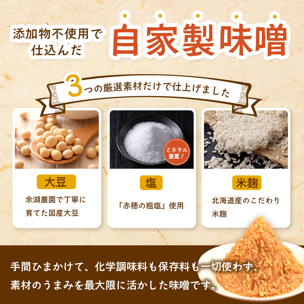 自家製味噌　700g×2パック【31001501】