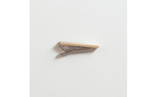 タイクリップ 木製 ネクタイピン アクセント ネクタイ ピン 手作り お取り寄せ