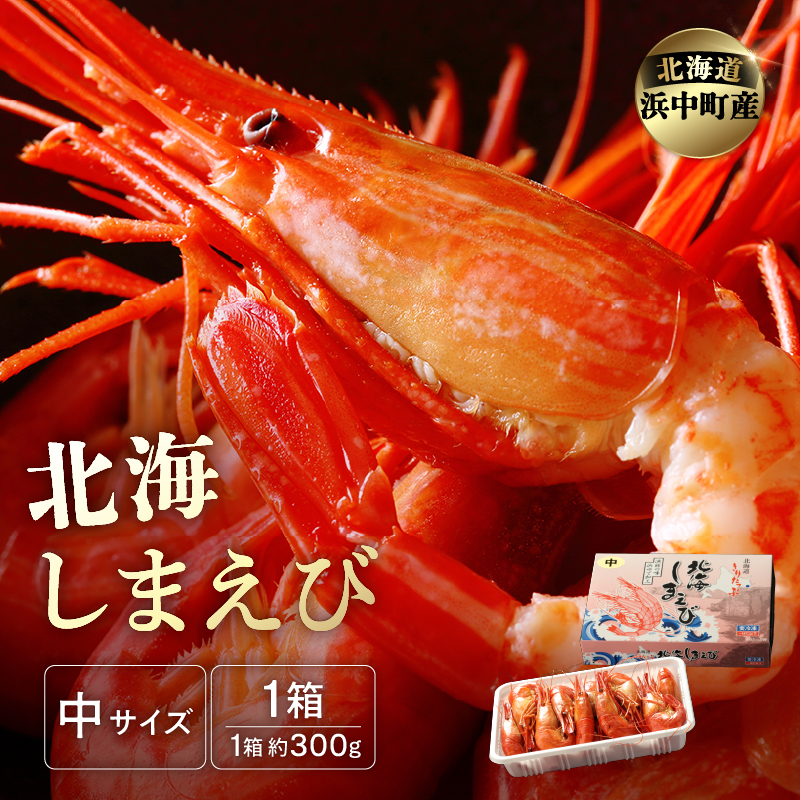 北海しまえび(中)　300g×1箱(17尾前後) しまえび シマエビ えび エビ 海老 北海しまえび 海鮮 魚介 新鮮 贅沢 北海道 浜中町 ふるさと納税 人気 贈答用_H0001-1241