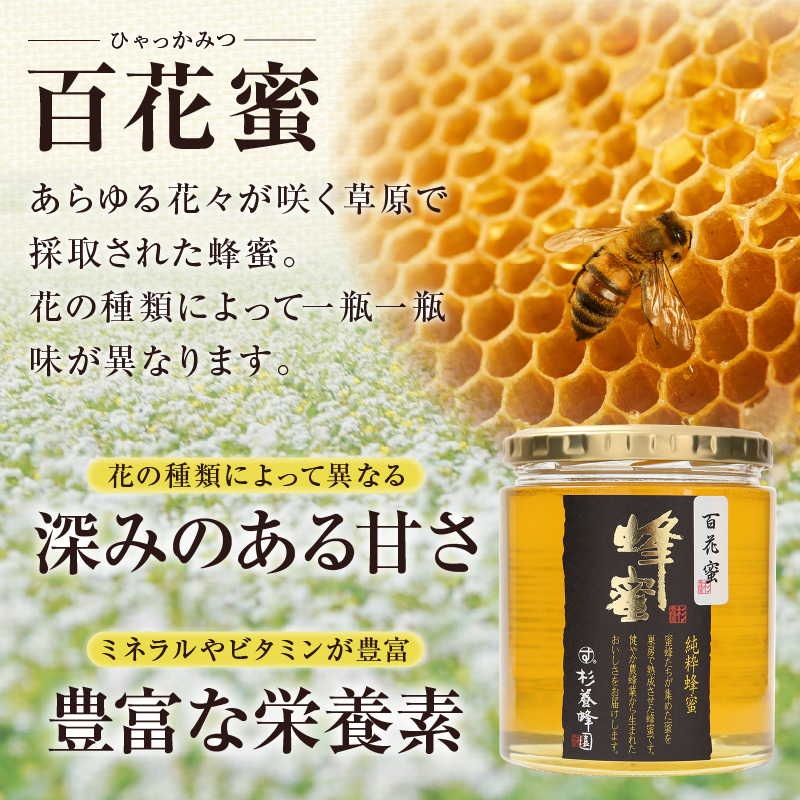 【数量限定】国産百花蜜(500g×1瓶)＆果汁入りゆず蜜(500g×1本)_H0031-102