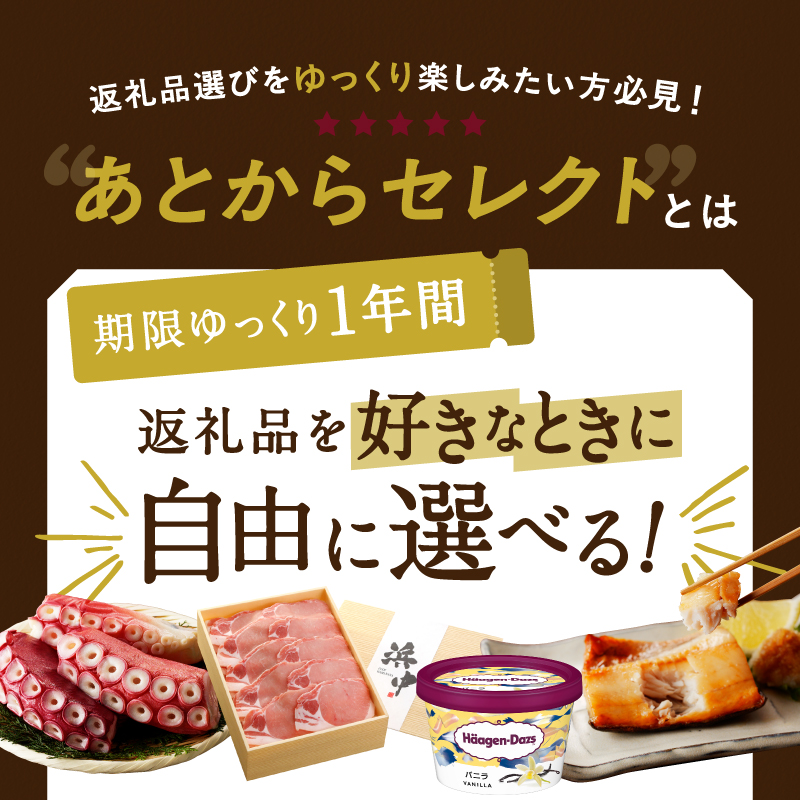 あとからセレクト【ふるさとギフト】 寄附100万円相当_H-gift019