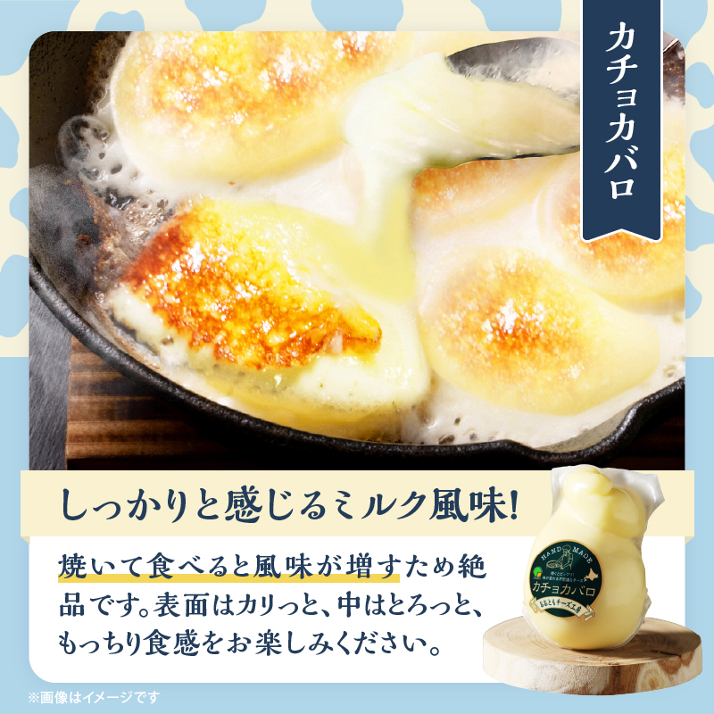 【おおともチーズ工房】カチョカバロチーズ180g×2個 チーズ チーズセット 乳製品 牛乳 乳 冷蔵 ミルク 手造り ギフト 北海道 浜中町 ふるさと納税 人気_H0003-104