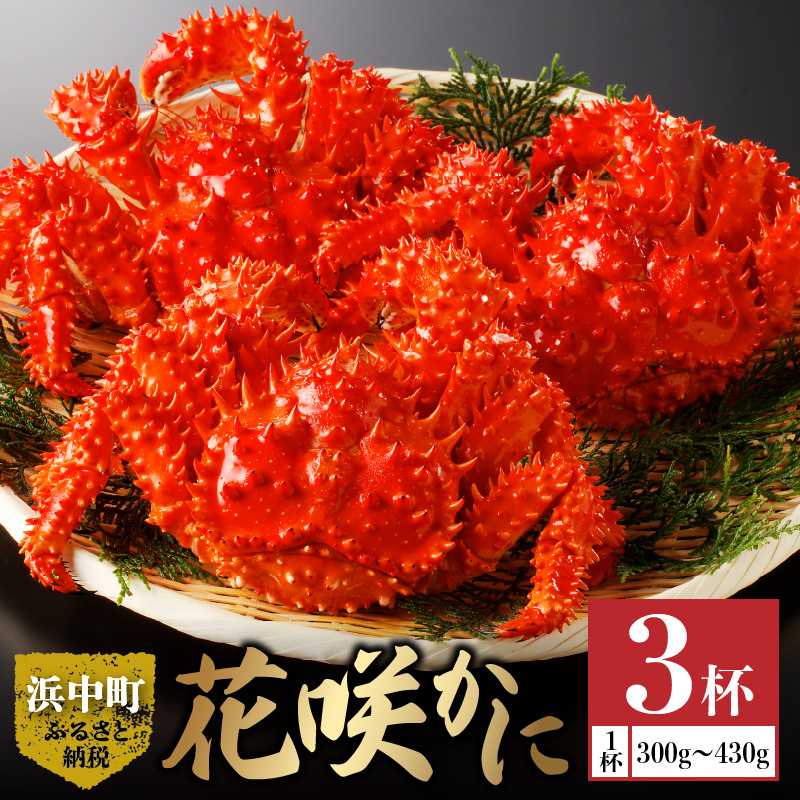 花咲かに3杯セット(1杯300g〜430g)_H0001-1521