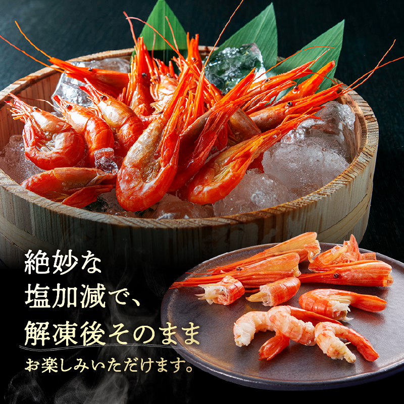 北海しまえび(大)　300g×1箱(13尾前後) しまえび シマエビ えび エビ 海老 北海しまえび 海鮮 魚介 新鮮 贅沢 北海道 浜中町 ふるさと納税 人気 贈答用_H0001-1221