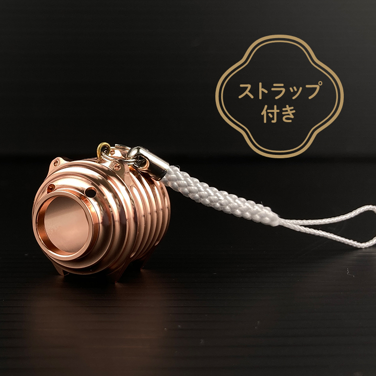 蚊取り線香型 銅豚 1個 ストラップ付き キーホルダー ストラップ 紐 付き かわいい 蚊取り線香 銅 豚 ミニ 子 ぶた ブタ 可愛い 85-J
