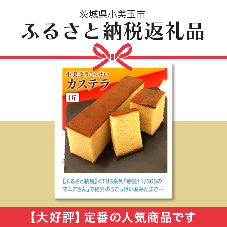 小美玉カステラ1斤 カステラ かすてら 烏骨鶏 かすていら 卵 うこっけい 鶏卵 高級卵 高級 国産 ギフト スイーツ 和菓子 焼き菓子 焼菓子 たまご 玉子 烏骨鶏の卵 御贈答 ギフト プレゼント お祝い お返し 内祝い 退職 37-L