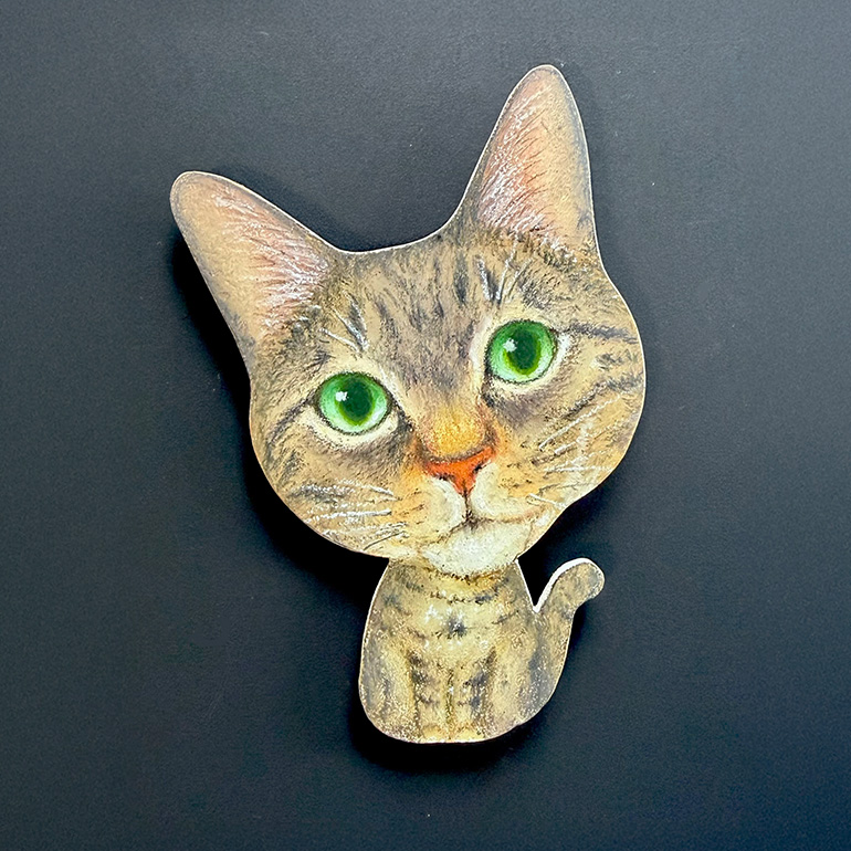 オーダー猫マグネット オーダーメイド 愛猫 オリジナル かわいい 可愛い おしゃれ オシャレ neko  ネコ ねこ 猫 ギフト プレゼント 36-G