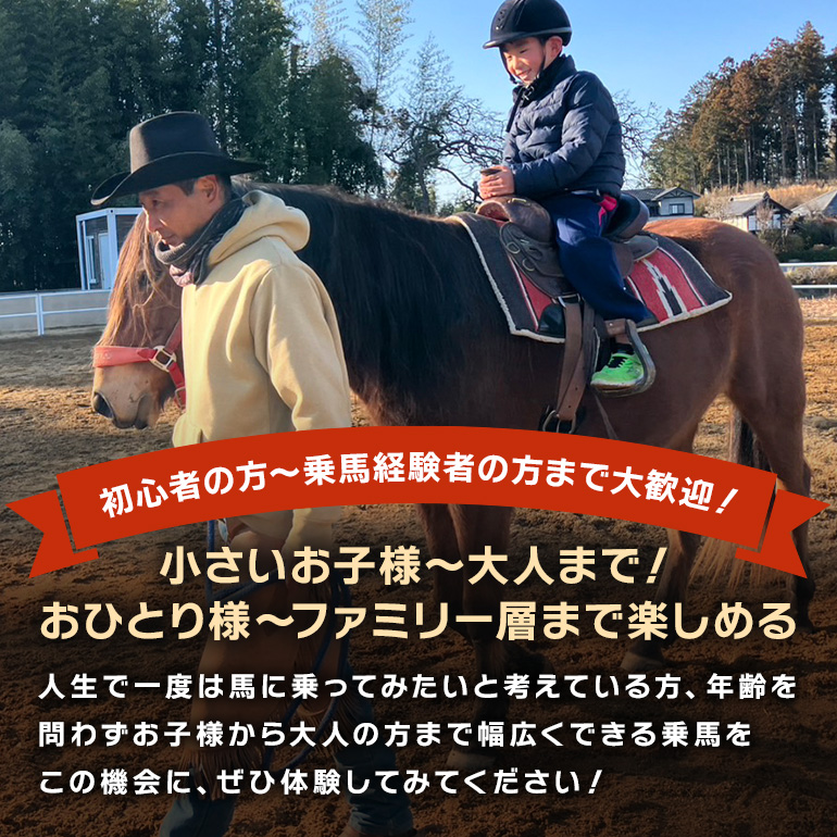 ★ROCKY★ 引馬体験チケット 10分 体験 チケット 券 引馬 馬 うま ウマ 子供 大人 初心者 経験者 歓迎 92-A