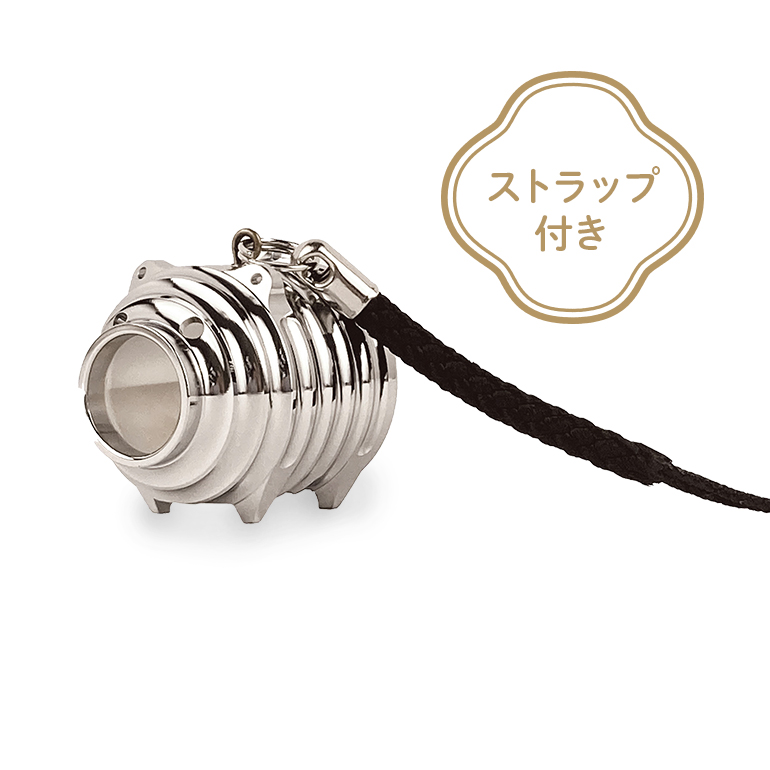 蚊取り線香型 銀豚 1個 ストラップ付き キーホルダー ストラップ 紐 付き かわいい 蚊取り線香 銀 豚 ミニ 子 ぶた ブタ 可愛い 85-I