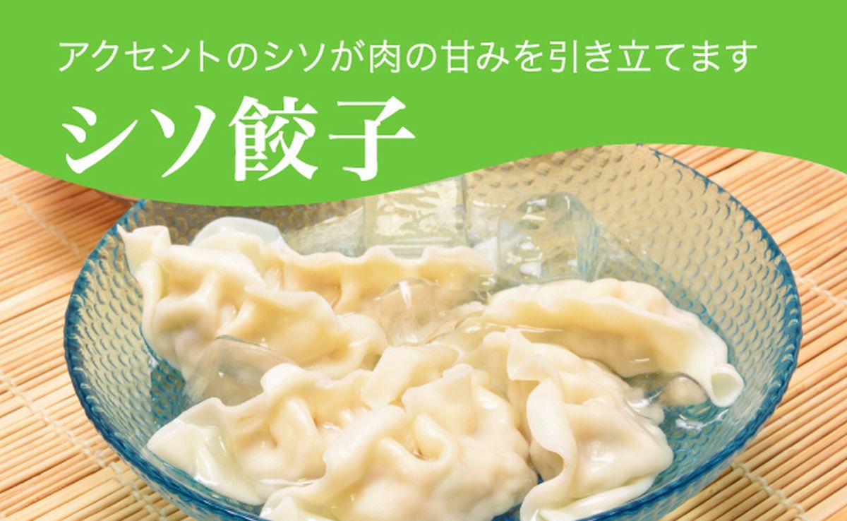 「宇都宮餃子館」シソ餃子 960ｇ（４８個）≪ギョーザ 冷凍餃子 冷凍食品 グルメ 食品 惣菜 中華惣菜 点心 中華≫