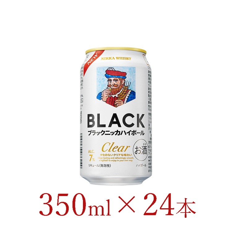 アサヒ ブラックニッカクリア ハイボール缶 350ml×24本