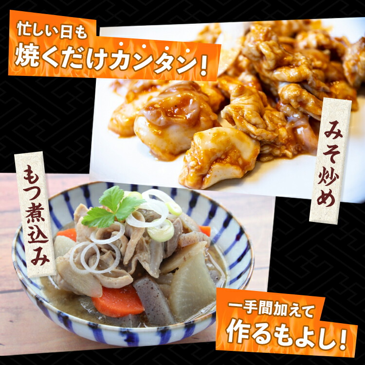 栃木県産キング生ホルモン塩味 1kg（500g×2）