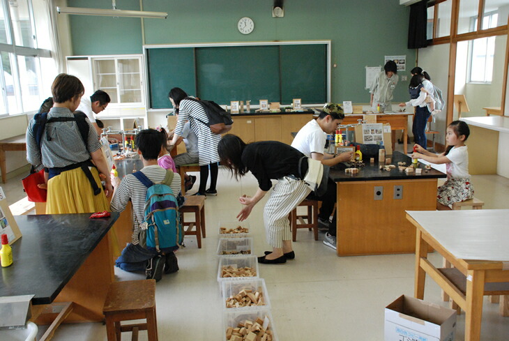木片木工体験(６名分)≪ものづくり 手作り おもちゃ 玩具 家族 親子≫
