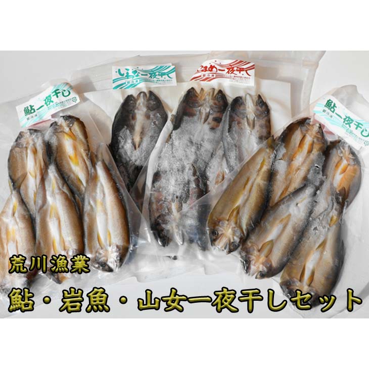 荒川漁業　鮎・岩魚・山女一夜干しセット◇ ≪海鮮 魚介 おつまみ 贈り物 プレゼント ギフト 送料無料≫
