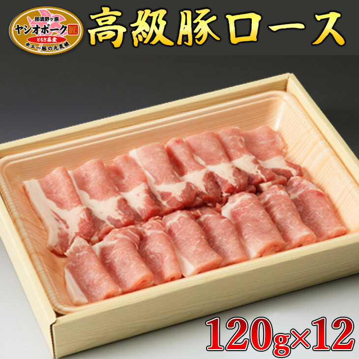 栃木県産枝肉熟成ヤシオポークロース120g×12 肉 豚肉 豚ロース グルメ 栃木県 送料無料