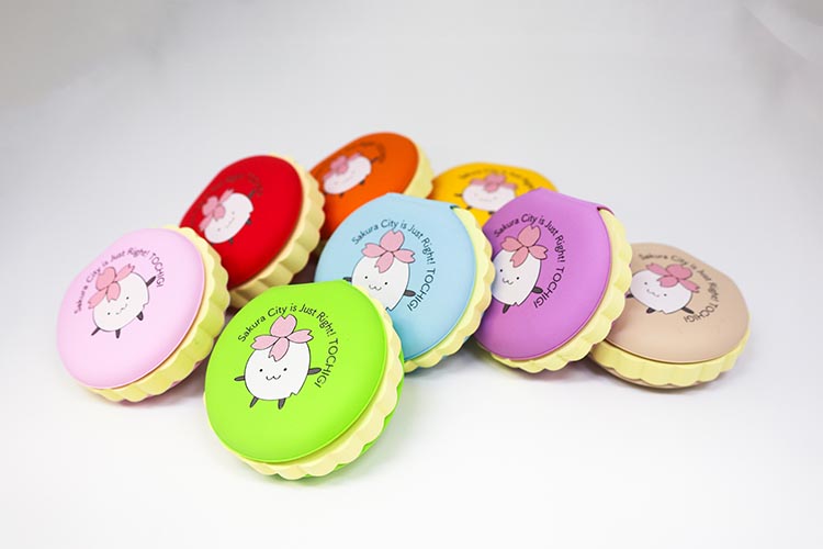 さくら市オリジナルグッズ「マカロンふせん」全8色セット｜文房具　付箋　栃木県　プレゼント
