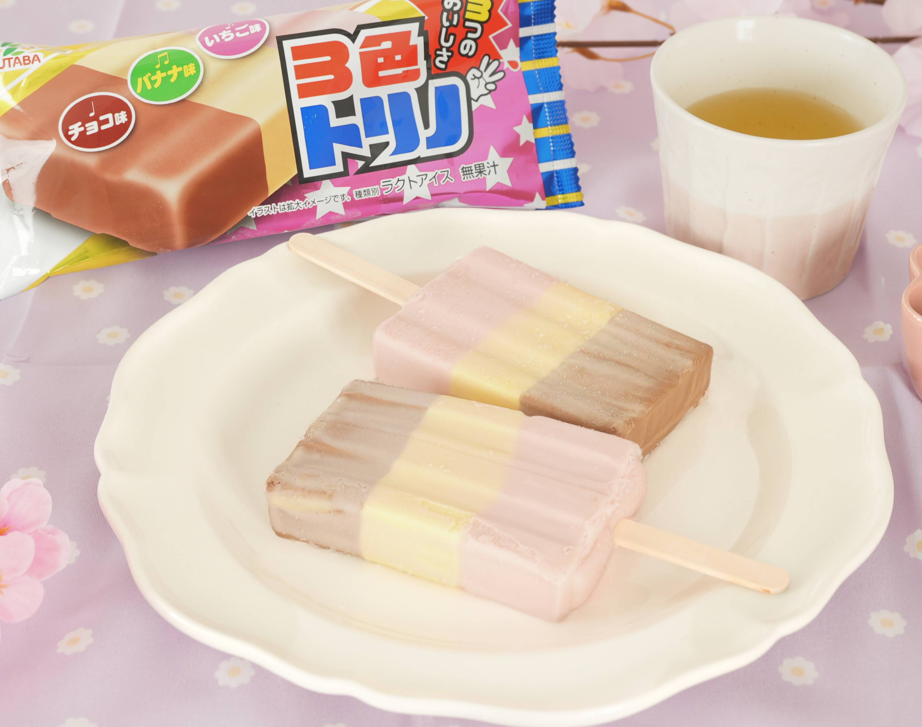 3色トリノ30本　|　アイス　アイスバー　チョコ　バナナ　いちご イチゴ　昭和　レトロ
