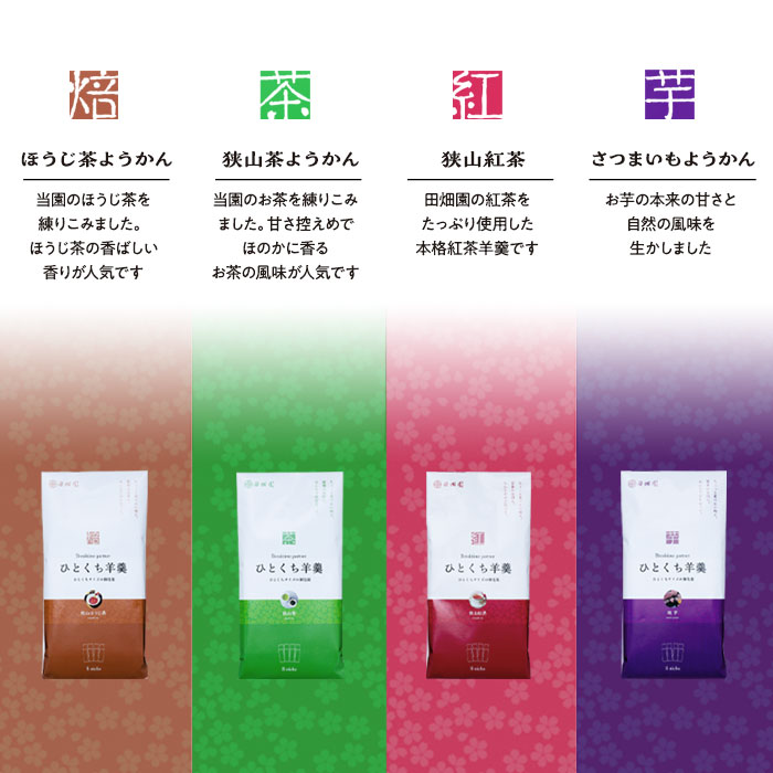 農家のまかない茶とひとくち羊羹セット  FAA-087