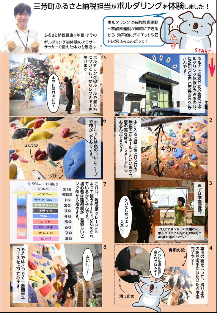 初心者向け ボルダリング体験 ペア・90分コース  FAA-110