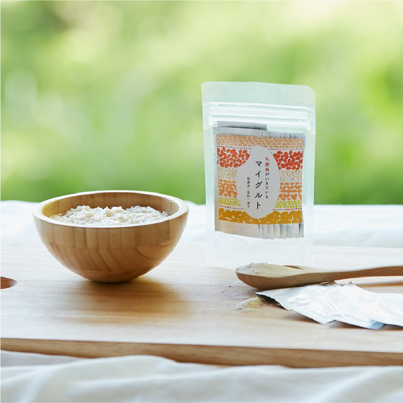 乳酸菌がいきているマイグルト　1ｇ×60包 【kw0134-0068】発酵 もろみ 乳酸菌 パン発酵 酵母 サプリ 腸活 種菌 五百万石米使用