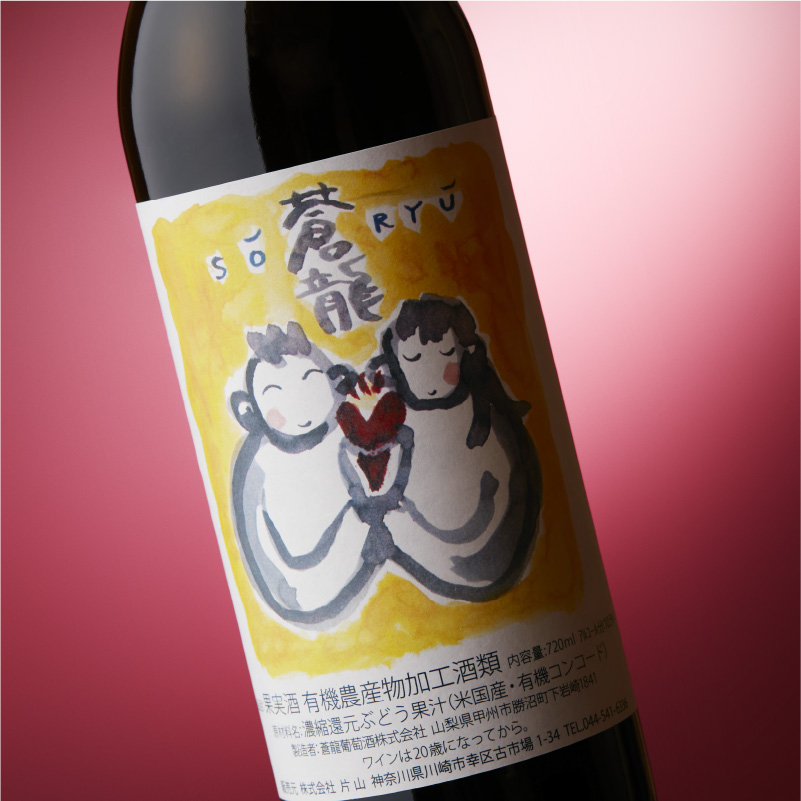 蒼龍葡萄酒　酸化防止剤無添加　蒼龍コンコード　赤　720ml　2本セット  【kw0134-0074】 ワイン 蒼龍葡萄酒 自然発酵 セット ぶどう コンコード