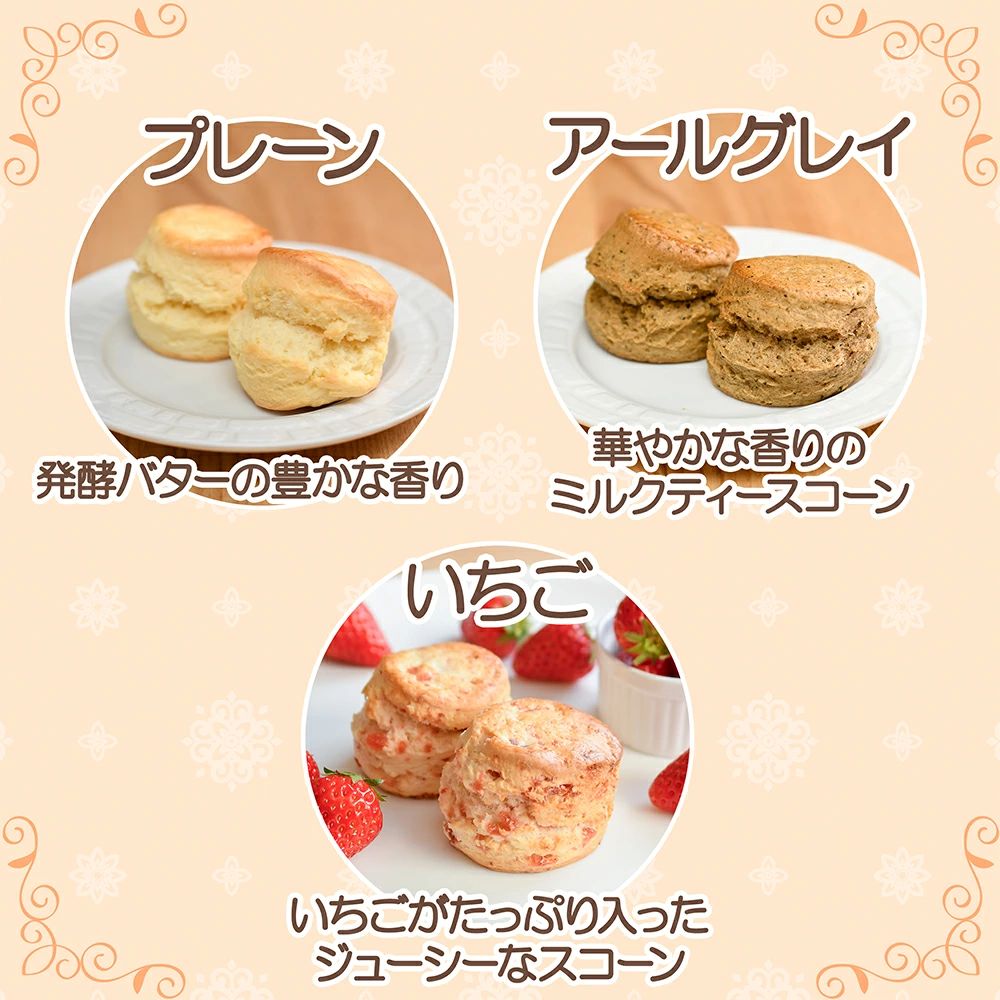 スコーン 6種 × 2個 12個 セット 焼き菓子 お菓子 焼菓子 おやつ 洋菓子 デザート スイーツ プレーン アールグレイ いちご フルーツ 果物 苺 バナナ ローズマリー チーズ 抹茶 人気 バター コク 風味 すこーん 常温 ミルクティー 紅茶 茶 専門店 10000円 ティー イソブチカンパニー 神奈川 湘南 藤沢
