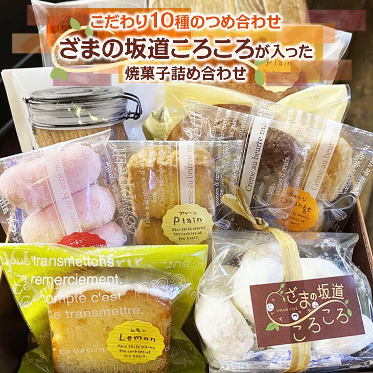 ざまの坂道ころころが入った 焼菓子 詰め合わせ（10ケ入）｜クッキー 焼きドーナツ特産品 洋菓子 お菓子 スイーツ