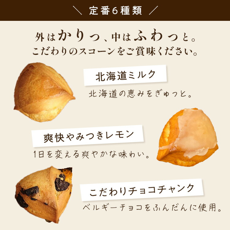 定番のスコーン　6個セット