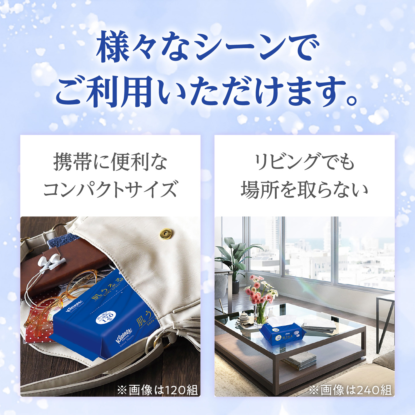 クレシア クリネックス ティッシュ 肌うるる ソフトパック 24パック(1パック 480枚(240組))