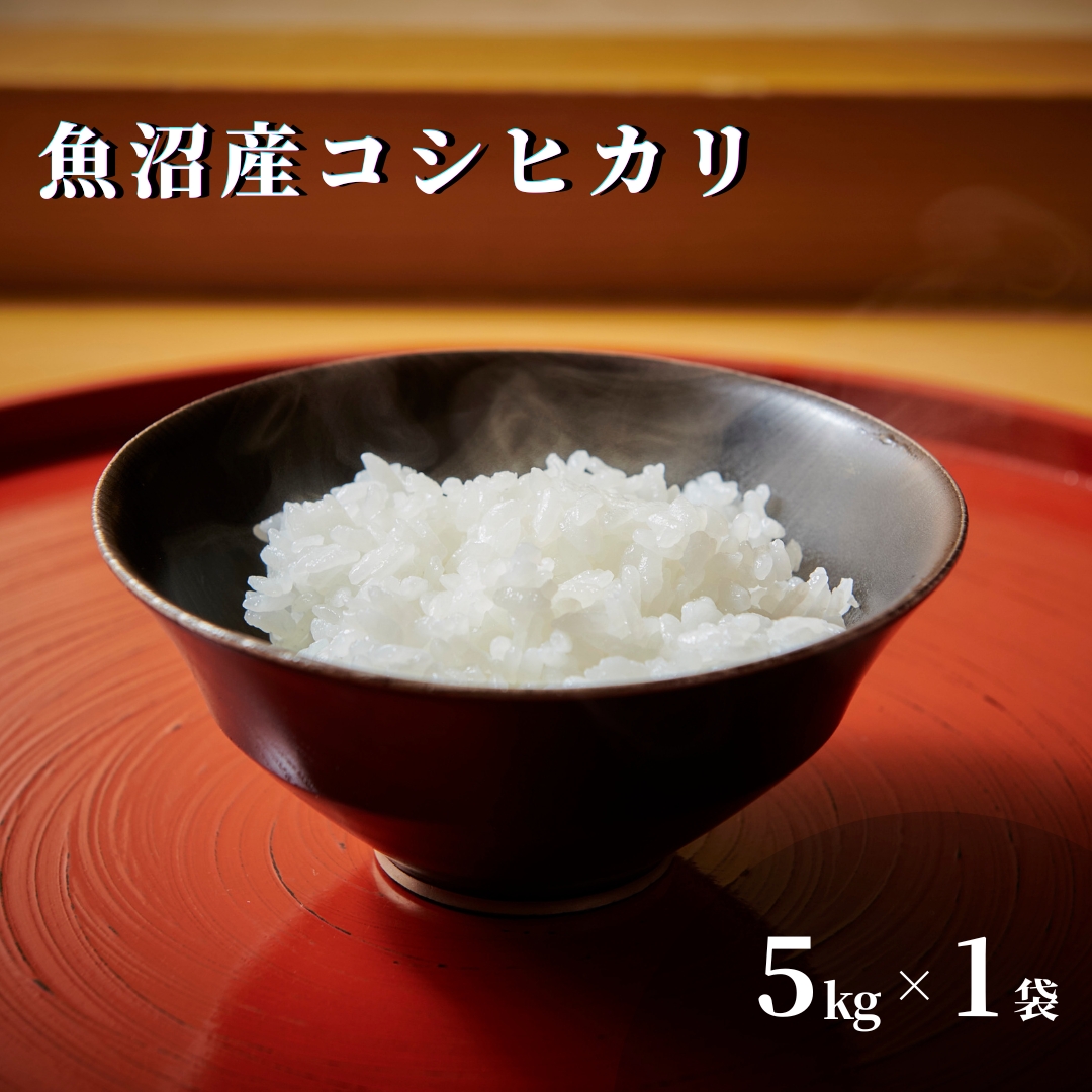 【令和7年産】 魚沼産コシヒカリ 5kg(5kg×1袋)  特別栽培米 |  新潟産コシヒカリ 新潟県産コシヒカリ 魚沼産こしひかり 米 お米 こしひかり 白米 精米  新潟県 津南町 越後雪椿産業株式会社