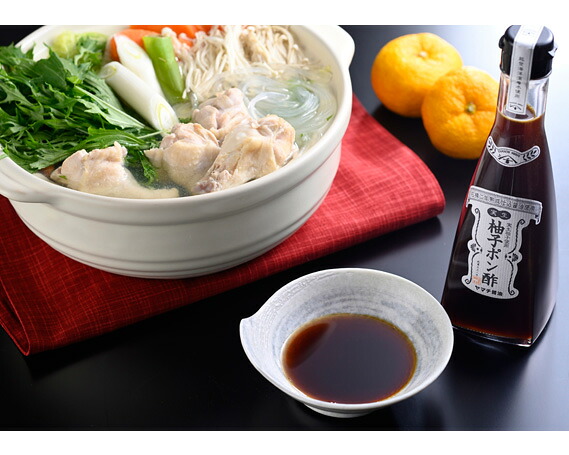 柚子 ポン酢 300ml 2本 計600ml セット [近岡屋醤油 ヤマチ醤油 石川県 宝達志水町 38601216] ぽんず ポンズ ぽん酢 調味料 化粧箱