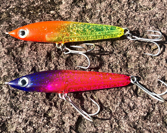 釣り具 ルアー セット 尺八ミノー60(1個) 尺八ミノー80(1個) 計2個 [ハッサク工房 石川県 宝達志水町 38600510] 釣具 釣り つり フィッシング メバル クロダイ シーバス 海釣り