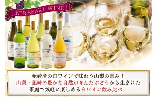 ワイン 白ワイン好き必見！お得な白ワイン9本 飲み比べセット 750ml×8本 720ml×1本 [株式会社まあめいく 山梨県 韮崎市 20745324] ワイン Wine わいん 白ワイン 飲み比べセット お酒 酒 山梨ワイン セット