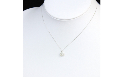 ネックレス PT900 プラチナ ダイヤモンド 0.3ct フラワー モチーフ ネックレス 小ぶり レディース 華奢 シンプル 上品 ダイヤモンド ダイヤ ペンダント【f024-pt】 [株式会社オーダーメイドジュエリーメイ 山梨県 韮崎市 20742953] アクセサリー ジュエリー アクセ