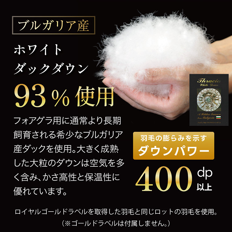 訳あり 羽毛布団 ダブル 冬用 色柄おまかせ 掛け布団 冬 本掛け 洗える ホワイトダックダウン 93％ 1.6kg 400dp 軽量生地TTC 布団 ふとん 羽毛ふとん 掛布団 日本製 寝具 羽毛掛け布団 訳アリ ダウン ダウンケット ブルガリア産 [川村羽毛 山梨県 韮崎市 20743599]