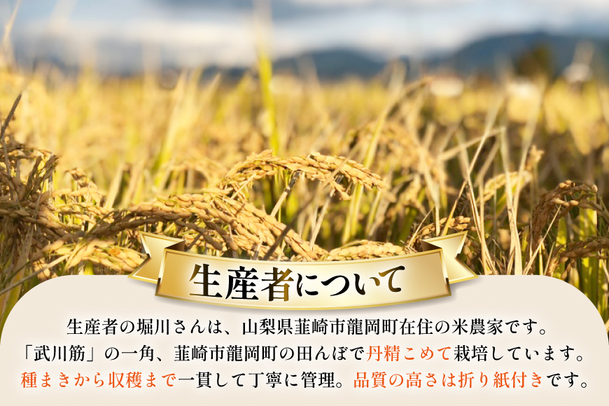 米 武川 コシヒカリ 5kg [韮崎翠緑 山梨県 韮崎市 20745565] こしひかり ふるさと納税 お米 おこめ こめ コメ 5キロ ご飯 ごはん 白米 国産