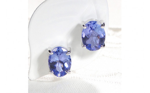 一粒ピアス プラチナ プラチナピアス 天然石 PT900 天然タンザナイト オーバル 大粒 2.3ct スタッドピアス【f221-ov-pt】 ピアス アクセサリー アクセ ジュエリー 送料無料 [株式会社オーダーメイドジュエリーメイ 山梨県 韮崎市 20743764]