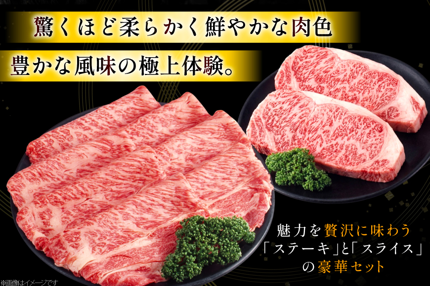 甲州牛 黒毛和牛 ロースステーキ 180g × 2枚 肩ロース スライス 500g [全国農業協同組合連合会 山梨県本部 山梨県 韮崎市 20745492] セット 肉 お肉 にく ニク 牛 牛肉 ステーキ ロース すき焼き しゃぶしゃぶ 肉じゃが 冷凍
