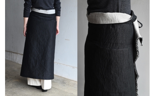 腰巻 二重織 純国産 1点 [YK衣服製作室 山梨県 韮崎市 20745316] 防寒 国産 ファッション リバーシブル 手作り ハンドメイド