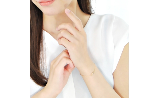 ブレスレット K18YG イエローゴールド ダイヤモンド 0.23ct  無限大 ∞ インフィニティ 18金 チェーンブレスレット アクセサリー アクセ ジュエリー 【f185-k18yg】 [オーダーメイドジュエリーメイ 山梨県 韮崎市 20745209]