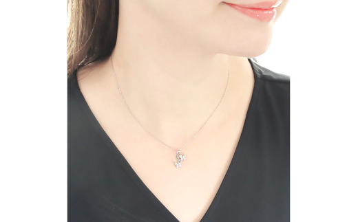 ネックレス プラチナ Pt900 ダイヤモンド 0.5ct 蝶 モチーフ ペンダント レディース ちょうちょ バタフライ ジュエリー ダイヤ 【f280-d-pt】 [オーダーメイドジュエリーメイ 山梨県 韮崎市 20745057]